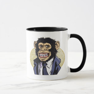 Schimpanse mit Anzug durch Mudge Studios Tasse