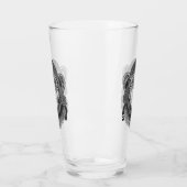 Schimpanse-Motorrad-Reiter Glas (Links)