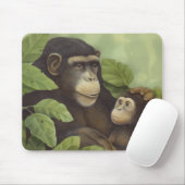 Schimpanse Mousepad (Mit Mouse)