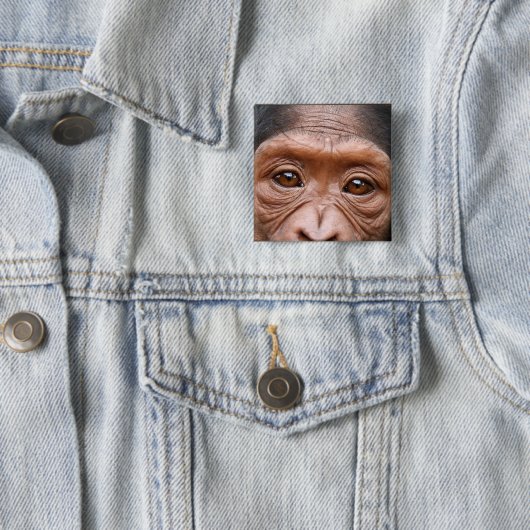 SCHIMPANSE MUSTERT KNOPF BUTTON (Beispiel)