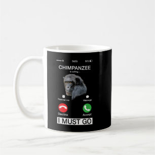 Schimpanse nennt Art Monkey Chimp Ape Tier Kaffeetasse
