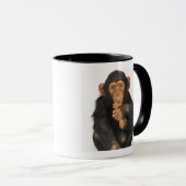 Schimpanse (Pantroglodytes) Tasse (VorderseiteRechts)