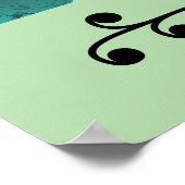 Schimpanse Poster (Ecke)