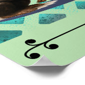Schimpanse poster (Ecke)