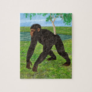 Schimpanse Puzzle