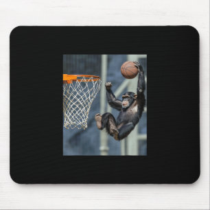 Schimpanse Sketll Affe Lustig Grafik Mousepad