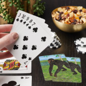 Schimpanse Spielkarten (In Situ)