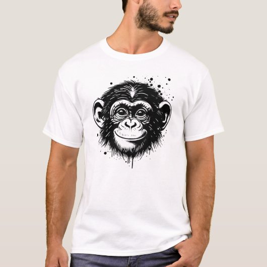 Schimpanse T-Shirt (Vorderseite)