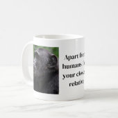 Schimpanse-Themen-Kaffeetasse Kaffeetasse (Vorderseite Links)