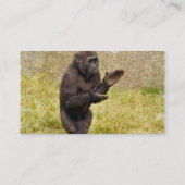 Schimpanse-Visitenkarte Visitenkarte (Rückseite)