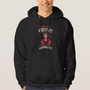 Schimpanse Zirkus Zoo Tier Affe   Affe Hoodie