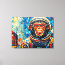 SCHIMPANSEN-ASTRONAUT KOMMT NACH HAUSE-6 LEINWANDDRUCK