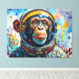 SCHIMPANSEN-ASTRONAUT KOMMT NACH HAUSE-9 LEINWANDDRUCK