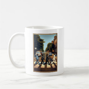 Schimpansen auf der Abbey Road Anfield, Liverpool, Kaffeetasse