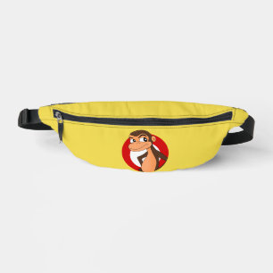 Schimpansen-Cartoon Bauchtasche