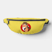 Schimpansen-Cartoon Bauchtasche (Ablage )