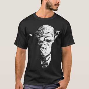Schimpansen denken Affen Ape Cooles Chimp-T-Shirt T-Shirt