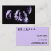 Schimpansen küssen visitenkarte (Vorne/Hinten)