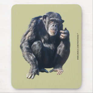 Schimpansen-Mauspad Mousepad