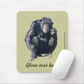 Schimpansen-Mauspad Mousepad (Mit Mouse)