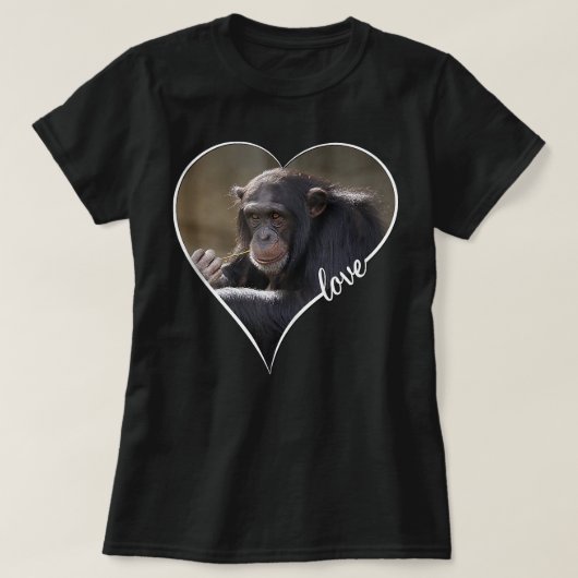 Schimpansen Schimpansen Affengeschenke T-Shirt (Design vorne)