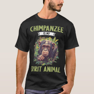 Schimpansen Schimpansen ist mein Geistertier T-Shirt