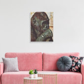 SCHIMPANSENKUNST LEINWANDDRUCK (Insitu (Wohnzimmer))