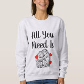Schimpansenpaar - Alles, was Sie brauchen Sweatshirt (Vorderseite)