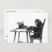 Schimpansentypisierung Postkarte (Vorne/Hinten)