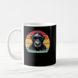 Schimpanzee Affe Vintag Chimp Affe Schimpanse Kaffeetasse
