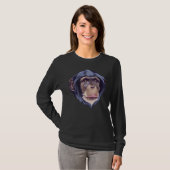Schimpanzee Affengesicht Primat Affentrainer Anim T-Shirt (Vorne ganz)