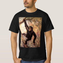 Schimpanzee Monkey von CE Swan, Vintage Wildtiere T-Shirt