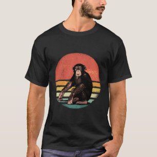 Schimpanzee Monkey Wild Forest Animal T-Shirt