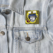 Schimpanzee Rauchpfanne Button (Beispiel)