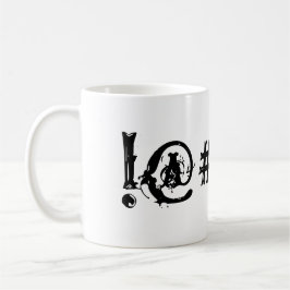 ! @#$%^ Schimpfwort cuppeth runneth vorbei Kaffeetasse