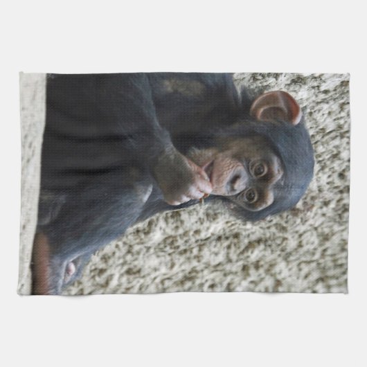 Schimppanzee 013 geschirrtuch (Horizontal)