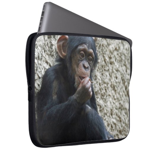 Schimppanzee 013 laptopschutzhülle (Vorne Rechts)