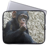 Schimppanzee 013 laptopschutzhülle (Vorderseite)