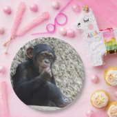 Schimppanzee 013 pappteller (Party)