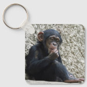 Schimppanzee 013 schlüsselanhänger (Vorderseite)