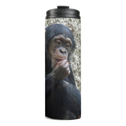 Schimppanzee 013 thermosbecher (Vorderseite)