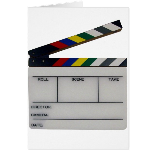 Schindelfilm-Filmemacherschiefer (Vorne)