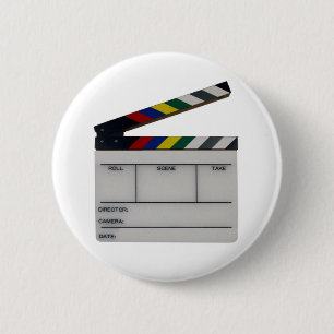 Schindelfilm-Filmemacherschiefer Button