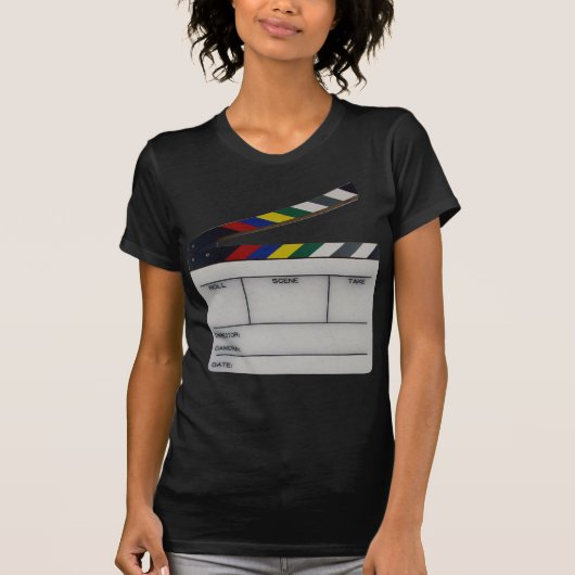 Schindelfilm-Filmemacherschiefer T-Shirt (Vorderseite)