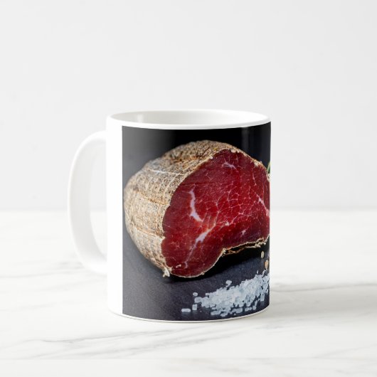 Schinken Kaffeetasse (Vorderseite Links)