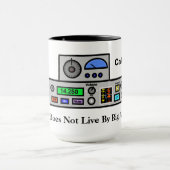 Schinken lebt nicht durch Anlage-alleinTasse Tasse (Zentrum)