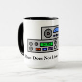 Schinken lebt nicht durch Anlage-alleinTasse Tasse (Vorderseite Links)