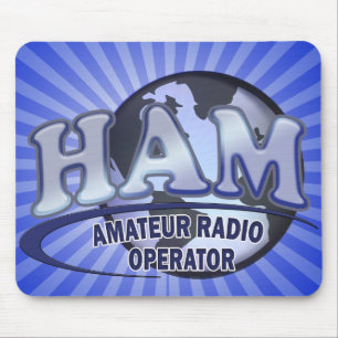 SCHINKEN-LOGO-BLAUER AMATEURFunker Mousepad