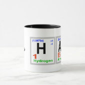 Schinken-Radio-chemische Element-Tasse fertigen es Tasse (Zentrum)