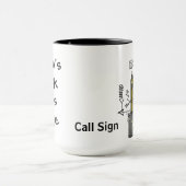 Schinken-Radio-Schlossshack-Tasse fertigen es Tasse (Zentrum)